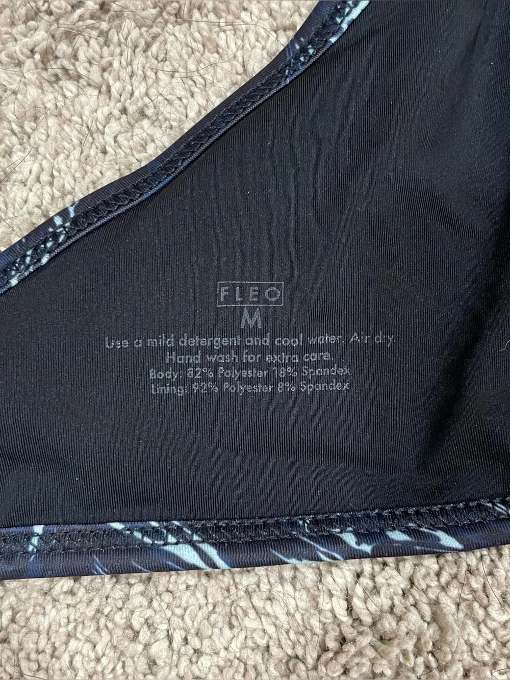 Fleo Black Marble Bikini
